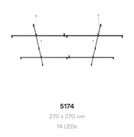 Подвесной светильник Vibia Nexum 5174
