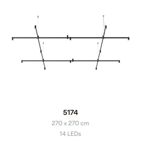 Подвесной светильник Vibia Nexum 5174 Подвесной светильник Vibia Nexum 5174