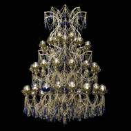 Люстра Beby Group Beby Resort 3400B01 Light Gold Blue Orchid Sapphire