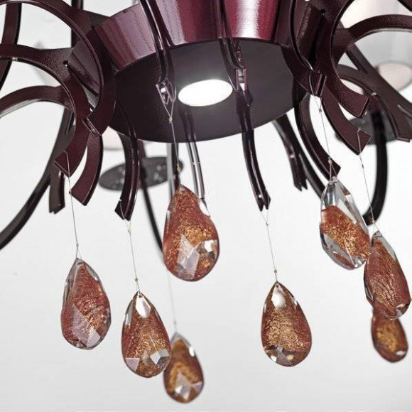 Люстра Beby Group Epoque 0185B01 Rusty 024 Marsala Gold Leaf Люстра Beby Group Epoque 0185B01 Rusty 024 Marsala Gold Leaf