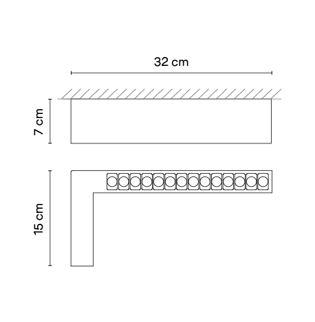 Потолочный светильник Vibia Offset 1742 Потолочный светильник Vibia Offset 1742