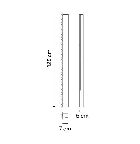 Настенный светильник Vibia Offset 1760 Настенный светильник Vibia Offset 1760