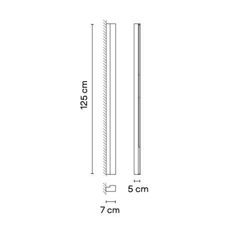 Настенный светильник Vibia Offset 1762 Настенный светильник Vibia Offset 1762