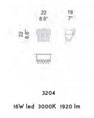 Настенный светильник Sylkom Elysium 3204 Настенный светильник Sylkom Elysium 3204