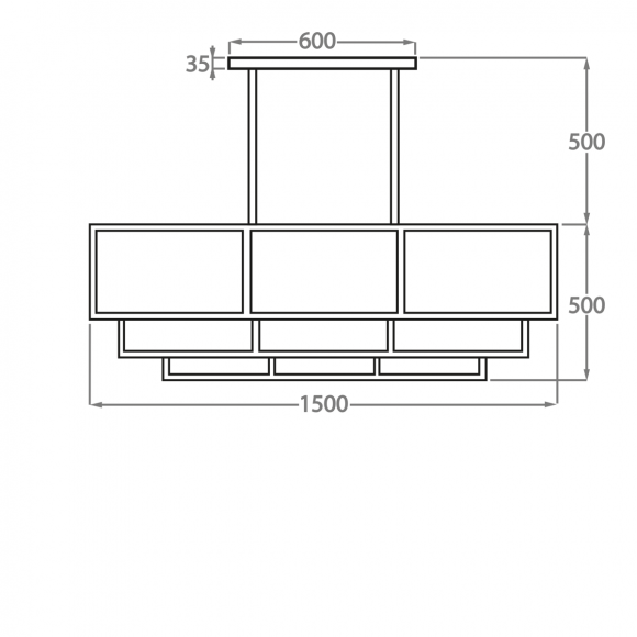 Люстра на штанге Bella Figura Moonlight CL130