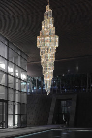 Каскадная люстра Patrizia Volpato Cristalli 5051