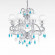 Люстра Beby Group Nuovo Vintage 6104/8 Satin Chrome White silk Celeste