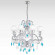 Люстра Beby Group Nuovo Vintage 6104/8 Satin Chrome White silk Celeste