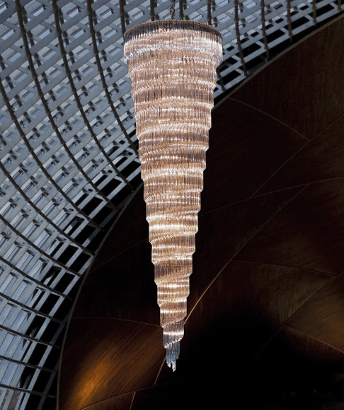 Каскадная люстра Patrizia Volpato Cristalli 5025