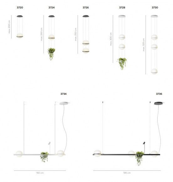 Коллекция Vibia Palma 3726 Коллекция Vibia Palma 3726