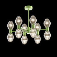 Потолочная люстра Beby Group Peonia 7701B06 Green Gold Silver Cortina