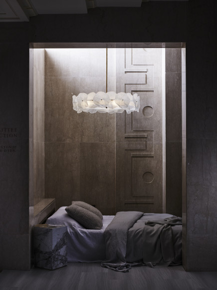 Люстра на штанге Bella Figura Moonlight CL207-LA Люстра на штанге Bella Figura Moonlight CL207-LA