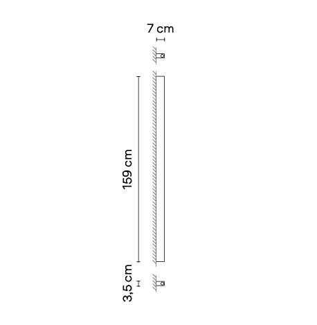 Настенный светильник Vibia Offset 1774 Настенный светильник Vibia Offset 1774