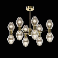 Потолочная люстра Beby Group Peonia 7701B06 Light Gold Silver Cortina