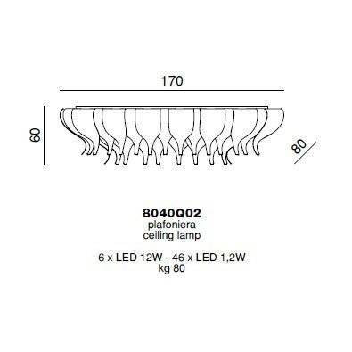 Потолочный светильник Beby Group Nymphea 8040Q02 Light gold Golden Portoino Потолочный светильник Beby Group Nymphea 8040Q02 Light gold Golden Portoino