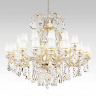 Люстра Beby Group Nuovo Vintage 9051/18+12+6Led Light gold 304 White gold leaf