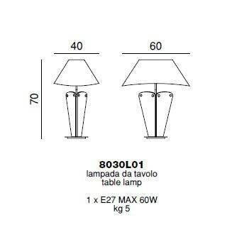 Настольная лампа Beby Group Milano Deco 8030L01 Light gold Transparent Glass Настольная лампа Beby Group Milano Deco 8030L01 Light gold Transparent Glass