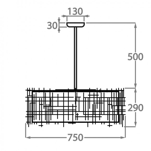 Люстра на штанге Bella Figura Halcyon CL59