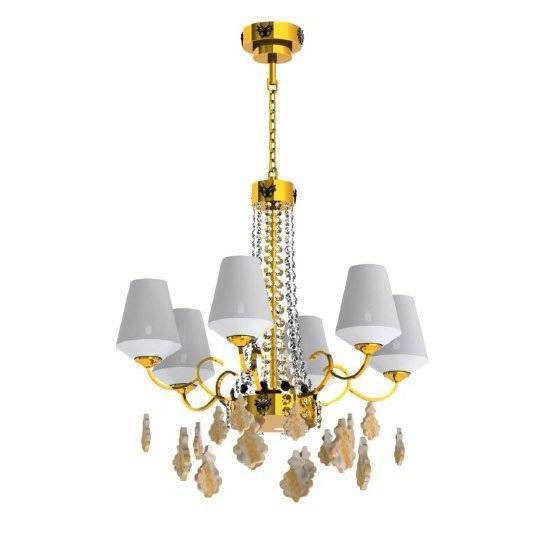 Люстра Beby Group Charming beauty 0250B02 Gold White White gold leaf