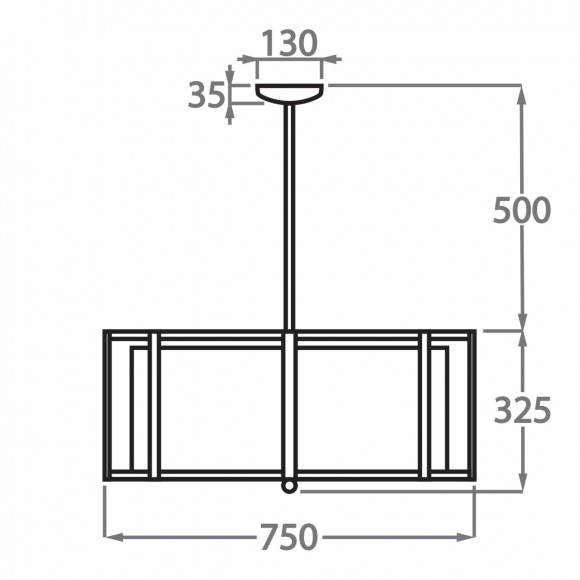 Люстра на штанге Bella Figura Canterbury CL51-50