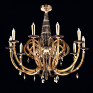 Потолочная люстра Beby Group Crystal rain 0230B01 Light gold SW Golden Teak