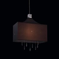 Подвесной светильник Beby Group Crystal dream 5500E01 Chrome Black Swarovski