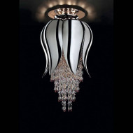 Потолочный светильник Beby Group Bouquet 5200B11 Chrome Chrome Red Потолочный светильник Beby Group Bouquet 5200B11 Chrome Chrome Red