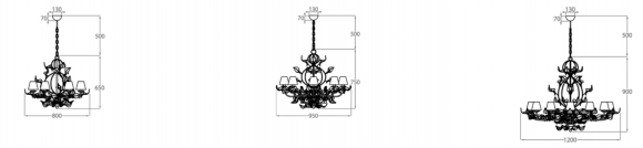 Люстра подвесная Bella Figura Florentine Collection CL67 Люстра подвесная Bella Figura Florentine Collection CL67