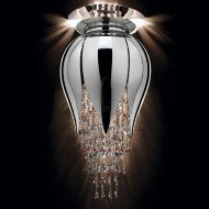 Настенный светильник Beby Group Bouquet 5200A04 Chrome Silver Grey Red Настенный светильник Beby Group Bouquet 5200A04 Chrome Silver Grey Red