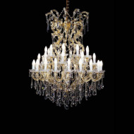 Люстра Beby Group Novecento 902/40+1 Light gold CUT CRYSTAL