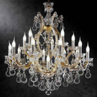 Люстра Beby Group Novecento 940/15+1 Light gold HALF CUT