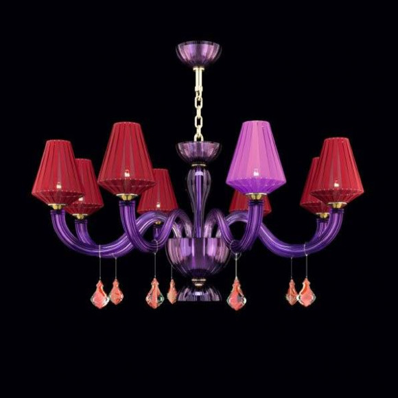 Люстра Beby Group Pure 7820B03 Gold Violet N319 Red