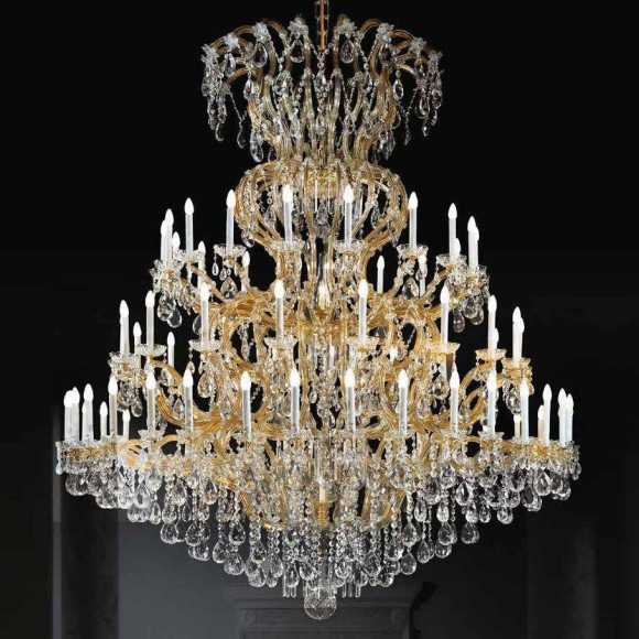Люстра Beby Group Novecento 900/56+1 Light gold CUT CRYSTAL