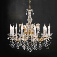 Люстра Beby Group Novecento 630/10 Light gold HALF CUT