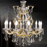 Люстра Beby Group Novecento 6300/10 Light gold HALF CUT