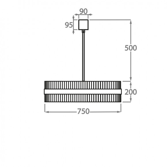 Люстра на штанге Bella Figura Mayfair CL121 Люстра на штанге Bella Figura Mayfair CL121