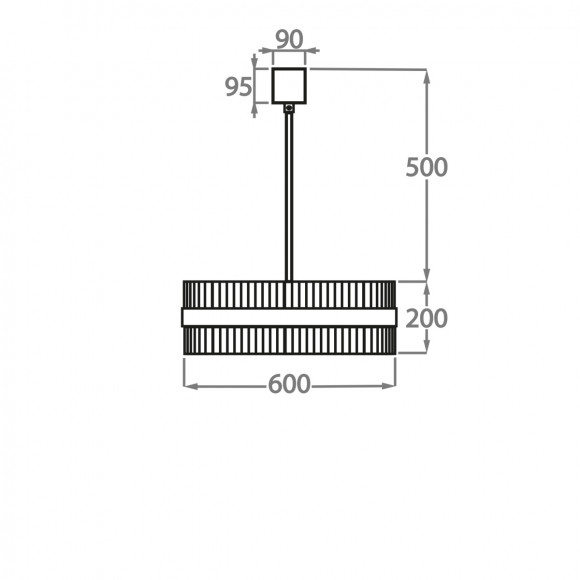 Люстра на штанге Bella Figura Mayfair CL121 Люстра на штанге Bella Figura Mayfair CL121
