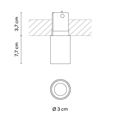 Потолочный светильник Vibia Bind solo 6614 Потолочный светильник Vibia Bind solo 6614