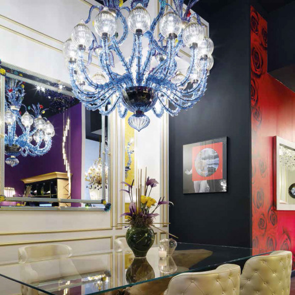 Потолочная люстра Beby Group La fleur sauvage 7130B02 Sapphire Golden Portoino Потолочная люстра Beby Group La fleur sauvage 7130B02 Sapphire Golden Portoino
