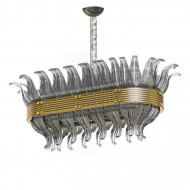 Подвесной светильник Beby Group Milano Deco 8030B03 Light gold Smoked Glass