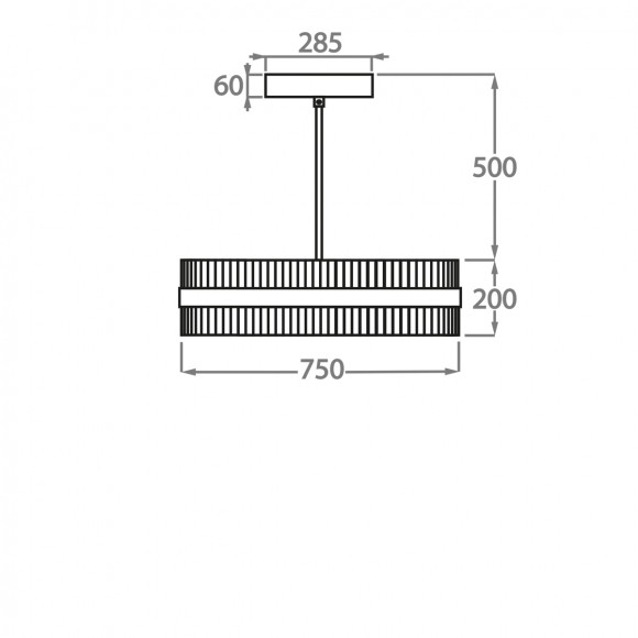 Люстра на штанге Bella Figura Mayfair CL121-LED Люстра на штанге Bella Figura Mayfair CL121-LED