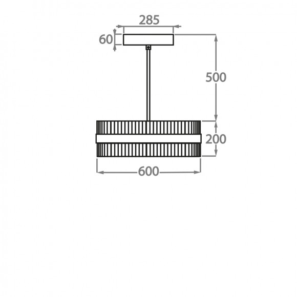 Люстра на штанге Bella Figura Mayfair CL121-LED Люстра на штанге Bella Figura Mayfair CL121-LED