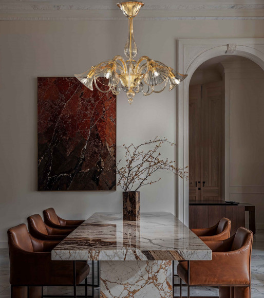 Подвесная люстра Sylcom Venier 1420/6 Подвесная люстра Sylcom Venier 1420/6