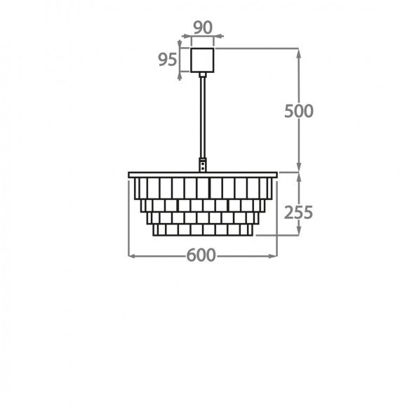 Люстра на штанге Bella Figura Mayfair CL125 Люстра на штанге Bella Figura Mayfair CL125
