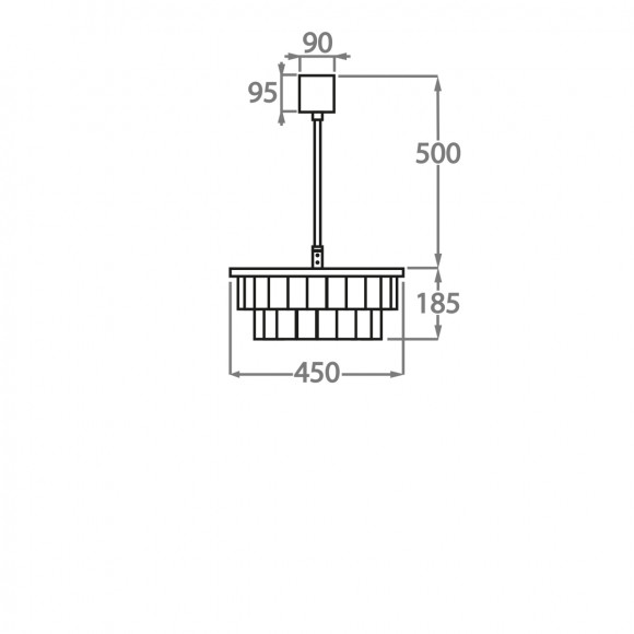 Люстра на штанге Bella Figura Mayfair CL125 Люстра на штанге Bella Figura Mayfair CL125