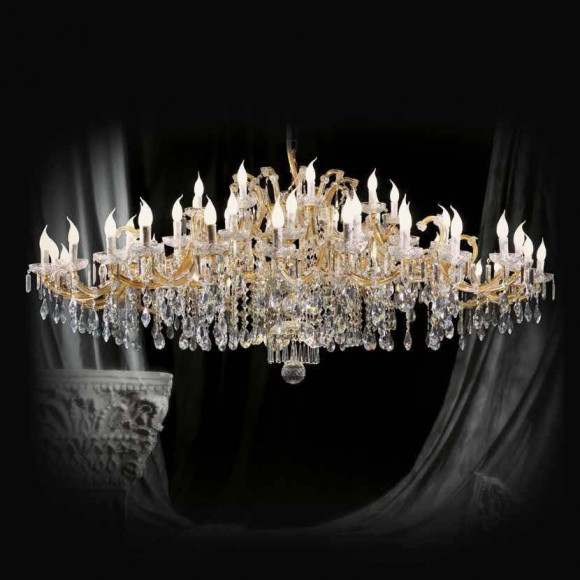 Люстра Beby Group Novecento 955/48 Light gold CUT CRYSTAL