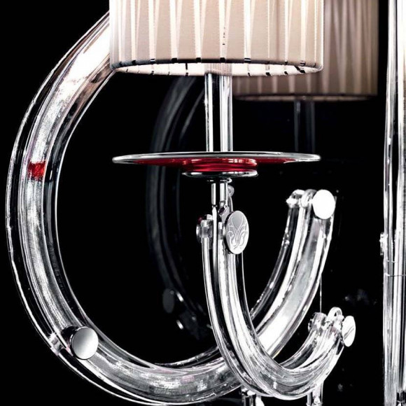 Бра Beby Group Prive 0210A04 Chrome Silver Cortina White Swarovski Plaque Бра Beby Group Prive 0210A04 Chrome Silver Cortina White Swarovski Plaque