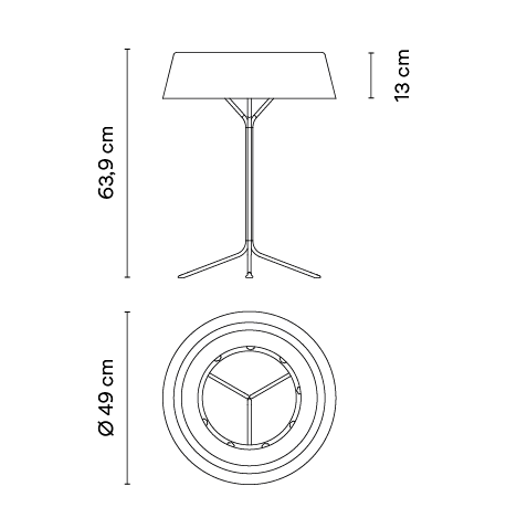 Настольная лампа Vibia Lily 5720 Настольная лампа Vibia Lily 5720