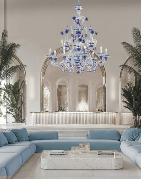 Люстра подвесная Sylcom Rezzonico 1472/12 Люстра подвесная Sylcom Rezzonico 1472/12