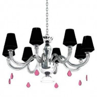 Люстра Beby Group Pure 7820B03 Chrome Silver Cortina Black Lilac